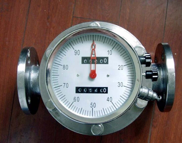 What is a flow meter that measures the flow count in volume
