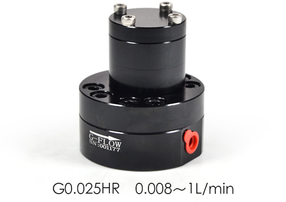 High resolution gear flow meter