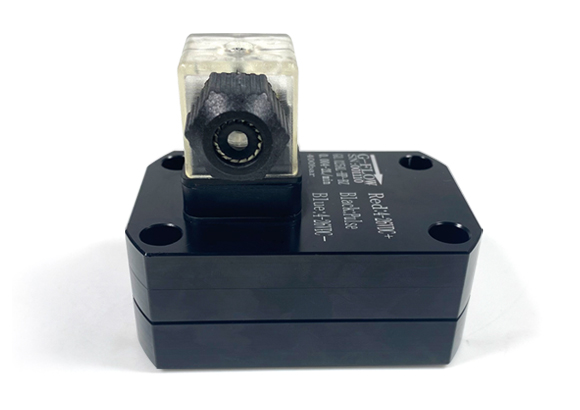 Plate-mounted circular gear flow meter